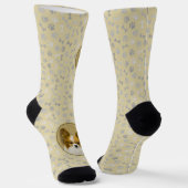 Papillon (Hound Tri) Malerei - Original Hundeschul Socken (Gewinkelt)