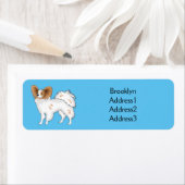 Papillon-Hund-Cartoon-Abbildung (Insitu)