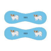 Papillon-Hund-Cartoon-Abbildung Baseball (Paneele)