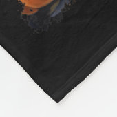 Papillon Hund Halloween Fleecedecke (Ecke)