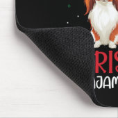 Papillon-Hund hässliche Weihnachtsfeier Das ist me Mousepad (Ecke)
