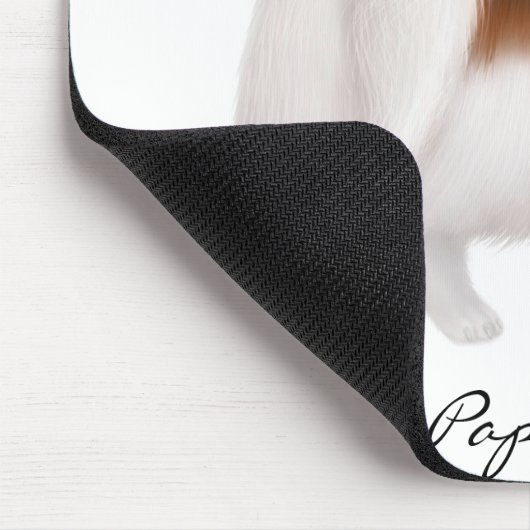 Papillon Hund Mousepad (Ecke)