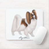 Papillon Hund Mousepad (Mit Mouse)