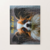 Papillon-Hund. Puzzle (Vertikal)