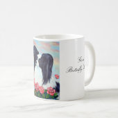 Papillon Hund Tasse (VorderseiteRechts)