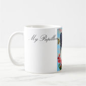 Papillon Hund Tasse (Links)