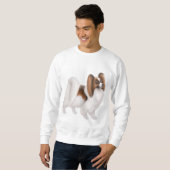 Papillon HundeSweatshirt Sweatshirt (Vorne ganz)
