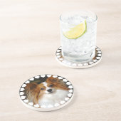 Papillon HundeUntersetzer Untersetzer (Seite)