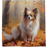 Papillon im Herbst Leaves Fall Inspiriert Duschvorhang (Vorderseite)