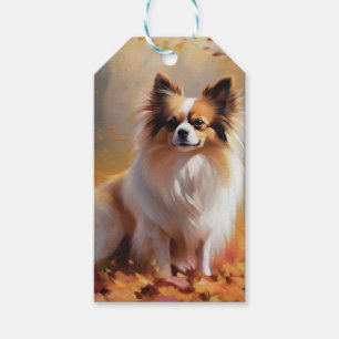 Papillon im Herbst Leaves Fall Inspiriert Geschenkanhänger