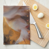 Papillon im Herbst Leaves Fall Inspiriert Geschirrtuch (Viertel Falte)