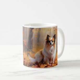 Papillon im Herbst Leaves Fall Inspiriert Kaffeetasse