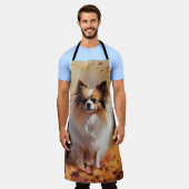 Papillon im Herbst Leaves Fall Inspiriert Schürze (Getragen)