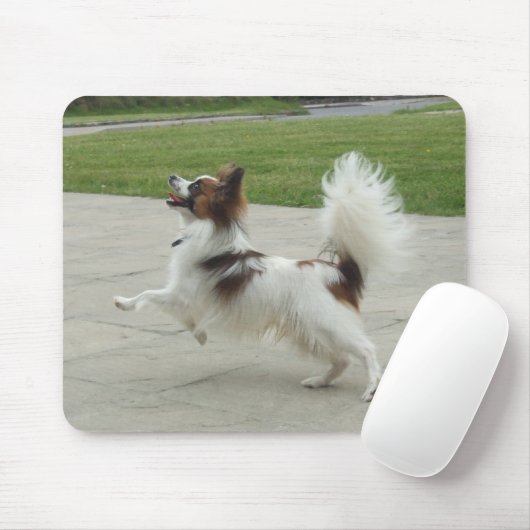 Papillon Jumping Mousepad (Mit Mouse)