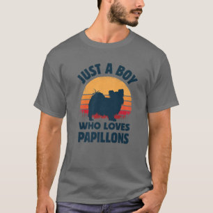 Papillon Just A Boys, der kontinentale Spielzeugsp T-Shirt