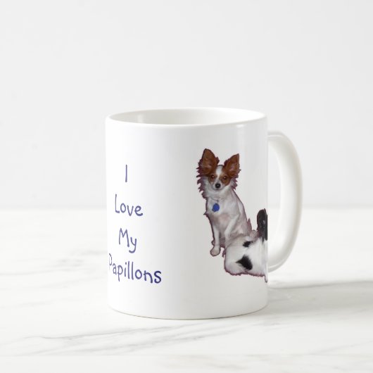 Papillon Kaffeetasse (VorderseiteRechts)