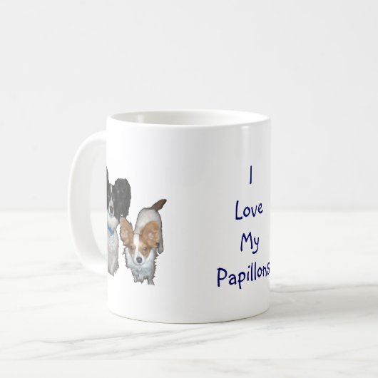 Papillon Kaffeetasse (Vorderseite Links)