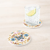 Papillon Kaleidoscope Getränkeuntersetzer (Seite)