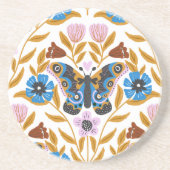Papillon Kaleidoskop Getränkeuntersetzer (Vorne)