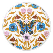 Papillon Kaleidscope Keramikknauf (Vorderseite)