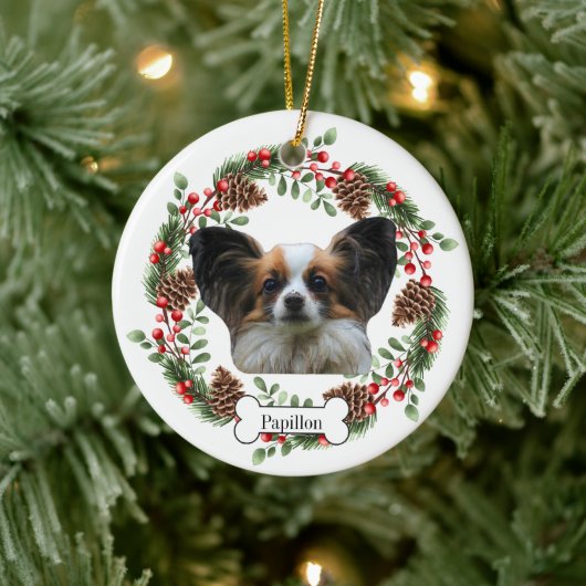 Papillon Keramik Ornament (Baum)