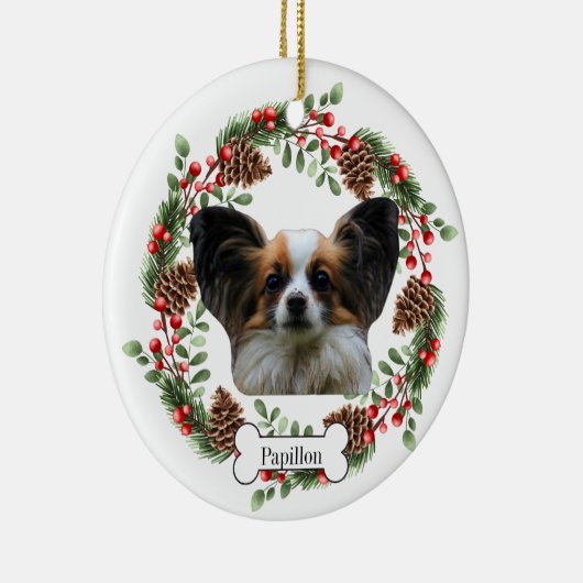 Papillon Keramik Ornament (Rechts)