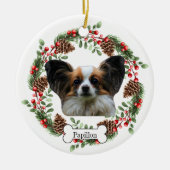 Papillon Keramik Ornament (Vorne)