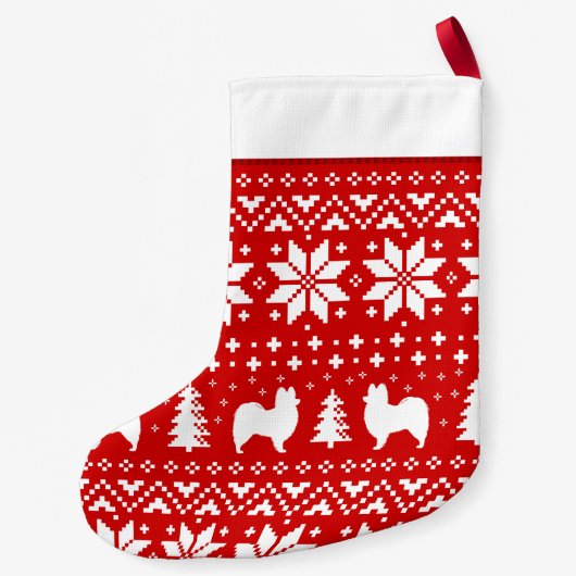 Papillon Kleiner Weihnachtsstrumpf (Rückseite)