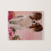 Papillon - kontinentaler SpielzeugSpaniel Puzzle (Horizontal)