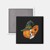 Papillon Kürbis Jack O Lantern Halloween Kinder Mä Magnet (Vorderseite/Rückseite)