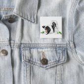 Papillon Lady Bug Dreams Button (Beispiel)