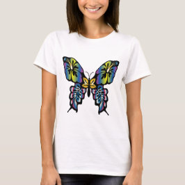 Papillon Ladys Butterfly Design. T-Shirt