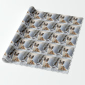 Papillon Let It Snow Christmas Geschenkpapier (Ungerollt)