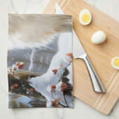 Papillon Let It Snow Christmas Geschirrtuch (Viertel Falte)