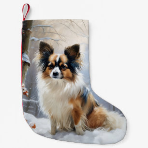 Papillon Let It Snow Christmas Kleiner Weihnachtsstrumpf