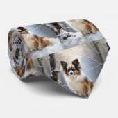 Papillon Let It Snow Christmas Krawatte (Gerollt)