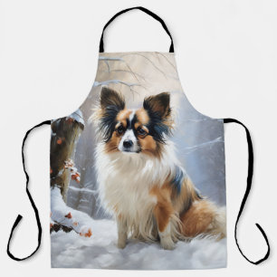 Papillon Let It Snow Christmas Schürze