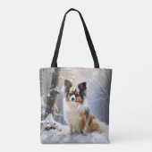 Papillon Let It Snow Christmas Tasche (Rückseite)