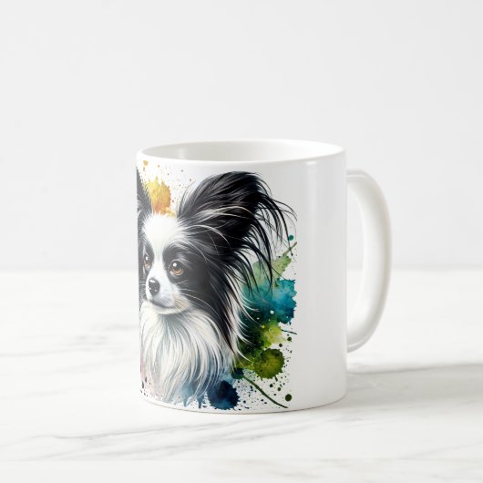 🐾 Papillon Liebhaber, Diese Tasse ist für Sie! 🐾 (VorderseiteRechts)