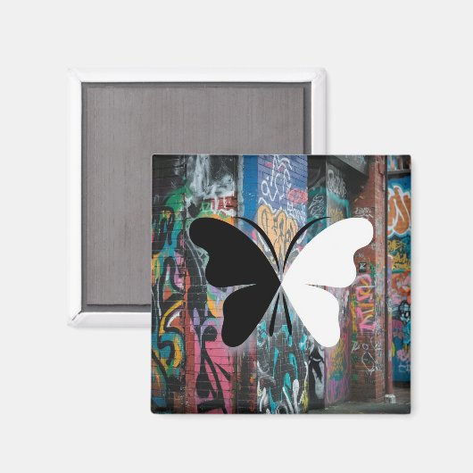 Papillon Magnet (Vorderseite/Rückseite)