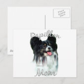 Papillon Mama 2 Postkarte (Vorne/Hinten)