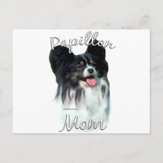 Papillon Mama 2 Postkarte (Vorderseite)