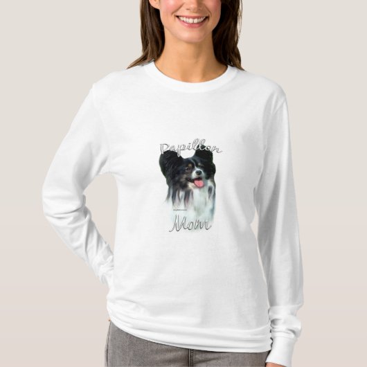 Papillon Mama 2 T-Shirt (Vorderseite)