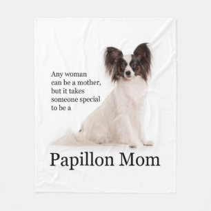 Papillon Mama-Fleece-Decke Fleecedecke
