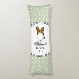 Papillon Mama Pap Mama (weiß & Einweg) Niedliche H Seitenschläferkissen