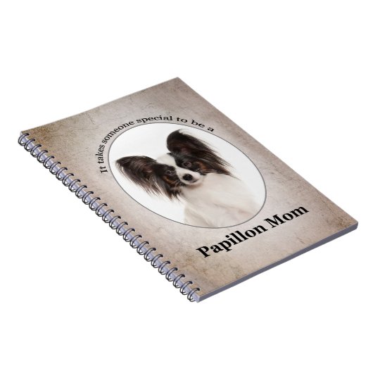Papillon Mama Spiral Notebook Notizblock (Rechte Seite)