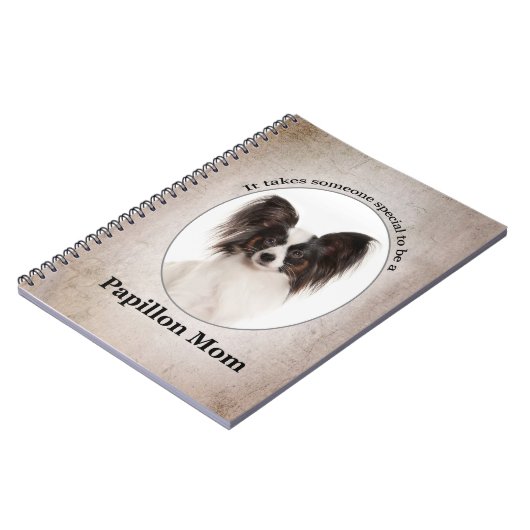 Papillon Mama Spiral Notebook Notizblock (Linke Seite)