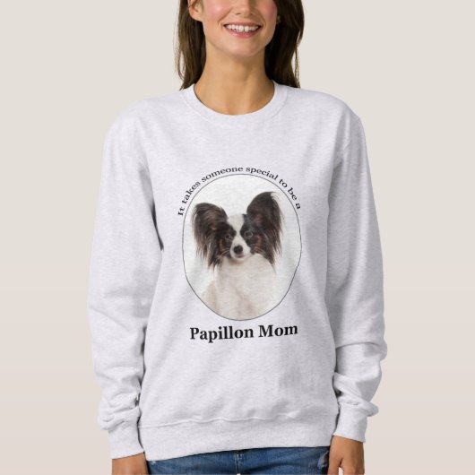Papillon Mama Sweatshirt (Vorderseite)