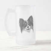 Papillon Mattglas Bierglas (Links)
