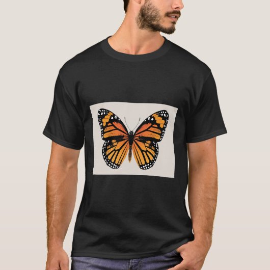 Papillon Monarque Papillons T-Shirt (Vorderseite)